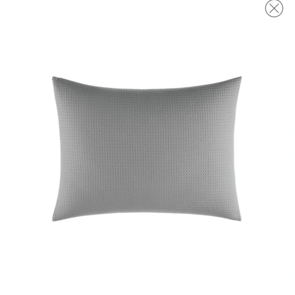 VERA WANG NIP Waffle Piqué Duvet Cover & Sham Set